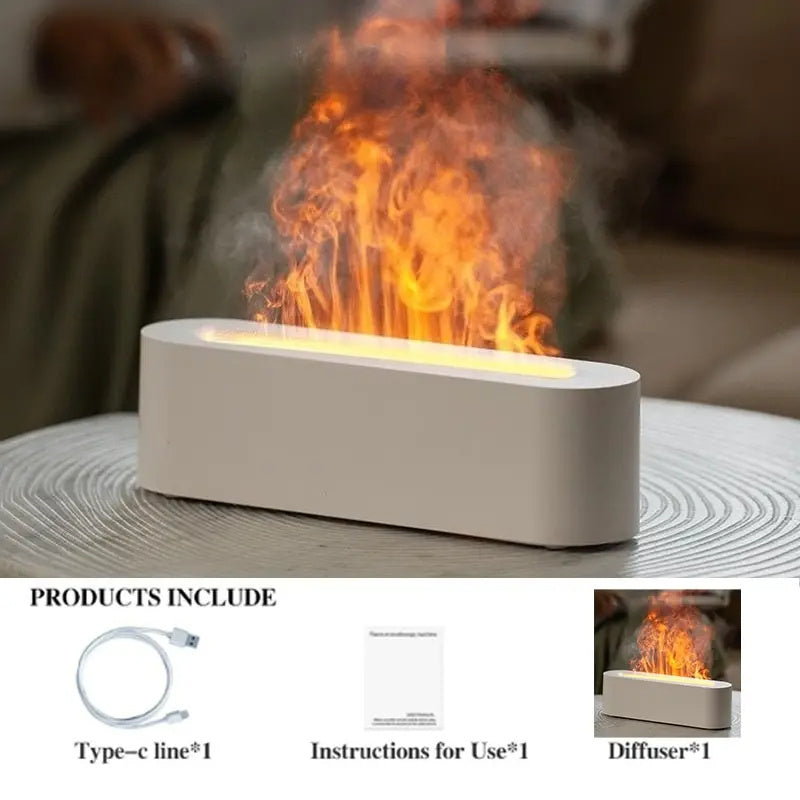 Flame Humidifier With Aroma