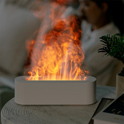 Flame Humidifier With Aroma